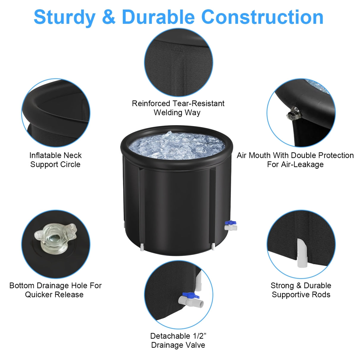 RKVER Reset Cold Plunge Tub components