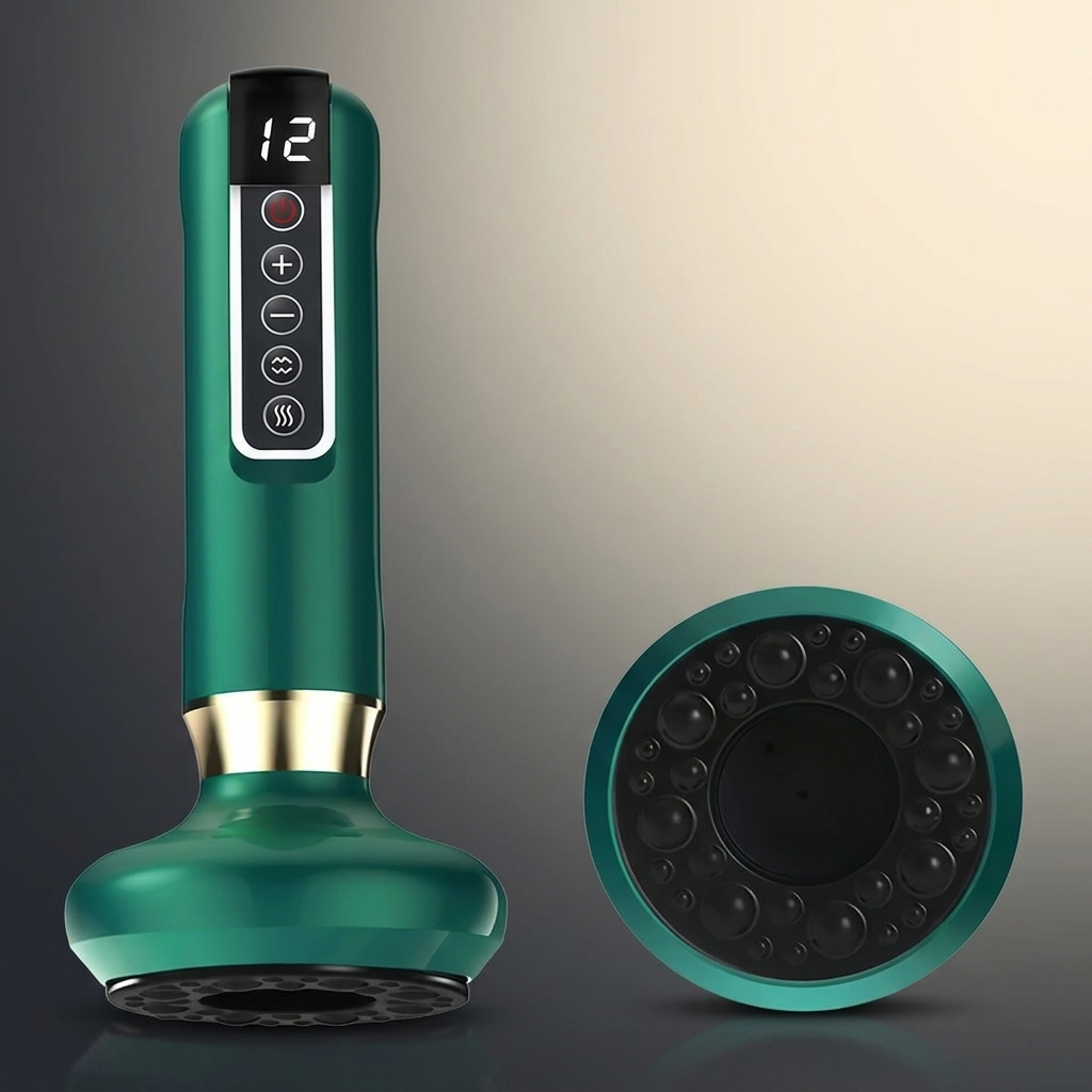 RKVER Draw cupping massager with head